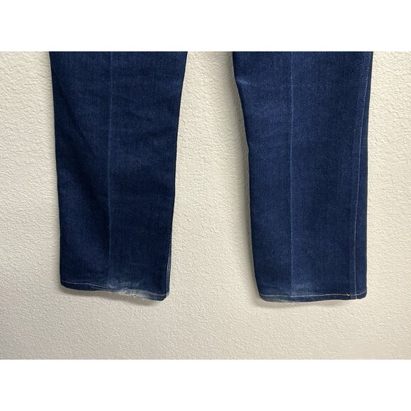 Levi's 517 Bootcut Jeans Blue Denim Classic Dark Wash Size 36 X 32.5 - Picture 6 of 12